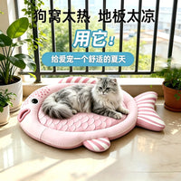 Pet Cooling Mat Clownfish Design for Dogs and Cats, All Seasons