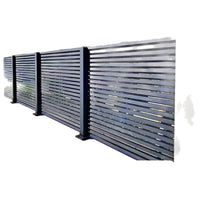 Chinese Style Aluminum Garden Fence for Courtyard and Villa Outdoor Decor