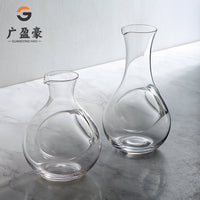 Japanese Style Crystal Glass Ice Wine Decanter Sake Pot Cold Brew Coffee Server