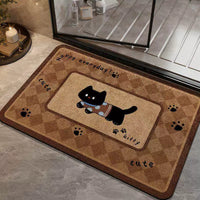 Absorbent Non-Slip Diatomaceous Earth Bath Mat for Bathroom Kitchen Entryway