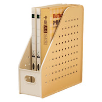 Pegboard Desktop Bookends with Storage for Students and Office