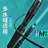 Carbon Fiber Lure Fishing Rod Combo Set with Reel for Beginners