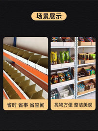 Corrugated Cardboard Storage Bins for Warehouse and Supermarket Display, Heavy-Duty Slanted Opening