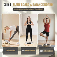 Wooden Slant Board for Calf Stretching and Ankle Rehabilitation