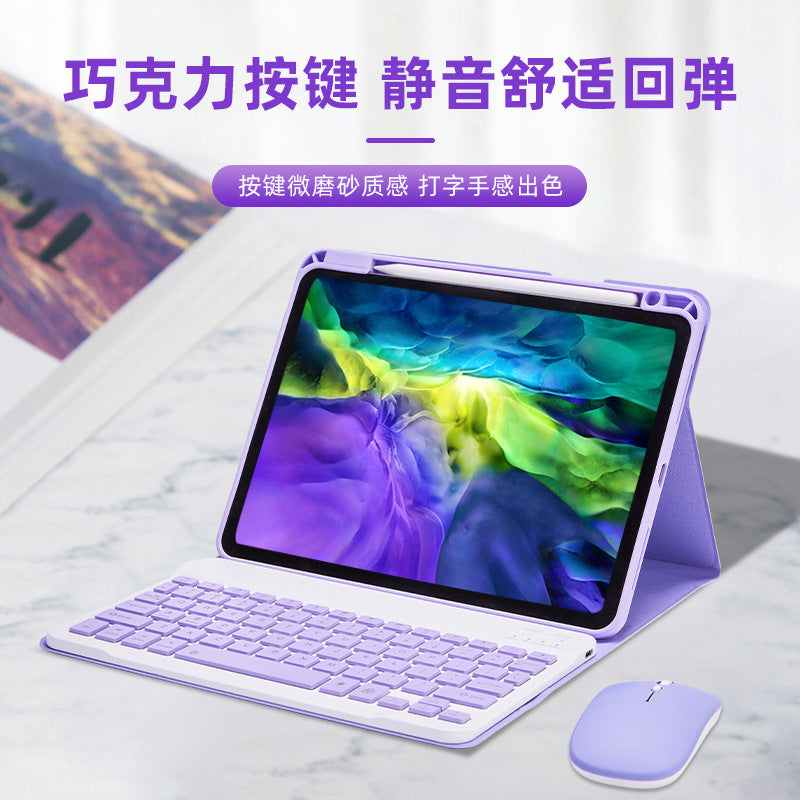 Rotating Keyboard Case for Apple iPad with Pencil Holder, 9.7-12.9 inch Tablet Protective Cover