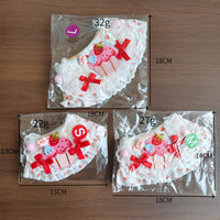 Pet Birthday Cake Bib and Hat Set for Cats and Dogs