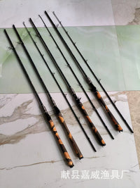Python Pattern Carbon Fiber Heavy Lure Fishing Rod for Long Casting