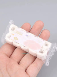 Miniature Dollhouse Toilet Paper Roll Model for Kids' Pretend Play