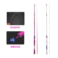 Raft Fishing Rod with Soft Tail Tip, 1.8m/2.1m, for Bridge Fishing, Fishing Tackle Set