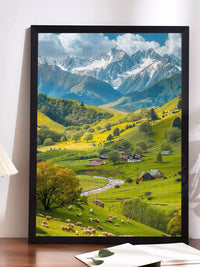 My Altai Landscape Jigsaw Puzzle with Frame for Adults, 1000 Pieces, Healing Art Gift