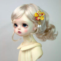 BJD/MDD Doll Kimono Hair Clip Japanese Style Yukata Hair Accessory for 1/4, 1/6, 1/8 Scale Dolls