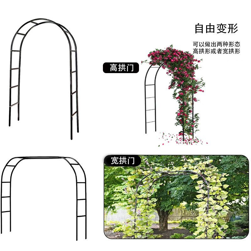 Stainless Steel Garden Arch Trellis for Climbing Plants, Roses, and Vegetables
