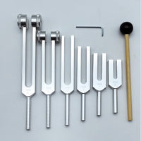 Aluminum Alloy Tuning Fork Set with Base for Sound Healing and Musical Instrument Tuning