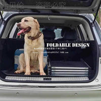 Foldable Pet Stairs for Large Dogs - Portable Car Ramp for Easy Access to Vehicles and High Surfaces - Non-Slip Dog Ladder