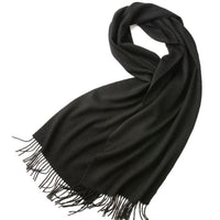 Mongolian 100% Lambswool Scarf for Autumn/Winter - Thick Solid Color Fashion Shawl