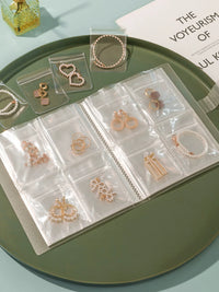 Jewelry Storage Book with Anti-Oxidation Bags for Earrings, Rings, Necklaces, and Bracelets