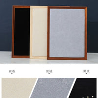 Wall-Mounted Wooden Jewelry Display Frame for Necklaces, Rings, and Earrings