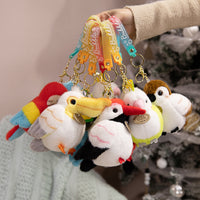 Cute Parrot Series Plush Toy Shoulder Stand Bird Tree Nest Doll Hand Slap Circle Bag Pendant