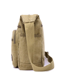 Men's Canvas Shoulder Messenger Bag Large Capacity Work Tool Bag