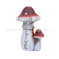 Mushroom Garden Ornaments for Micro Landscape Planter Decor
