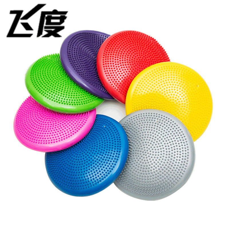 Massage Yoga Balance Cushion Half Ball Inflatable Pilates Fitness Soft Therapy Ball Gymnastics Balance Disc