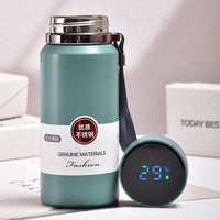 316 Stainless Steel Vacuum Insulated Water Bottle with Strap, Large Capacity Portable Sport Thermos for Outdoor Activities