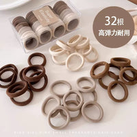 No-Crease High-Elasticity Hair Ties for Ponytails, Durable Hair Bands for Women