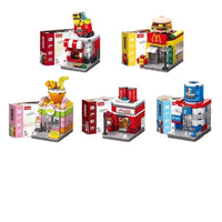 Kids' City Street View Building Blocks Set, Compatible with Lego, Educational Assembly Toy for Boys and Girls