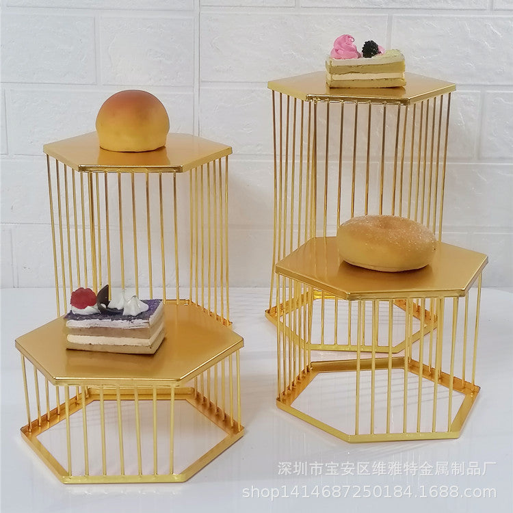 Modern Minimalist Iron Art Display Stand for Home Decor and Storage