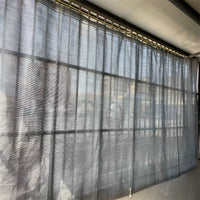 Silver Balcony Sun Shade Netting Windproof Dustproof Heat Insulation Screen