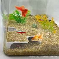New Aquarium Hidden Tunnel Habitat Cave Ornamental Fish Shrimp Hiding Room Fish Tank Decoration Accessories