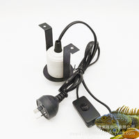 Reptile Heat Lamp Stand with Timer/Dimmer Switch for Turtle Lizard Terrarium
