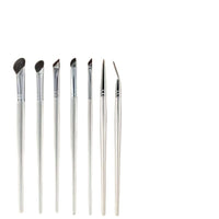 Cangzhou Silver Eye Makeup Brush Set for Contouring and Highlighting