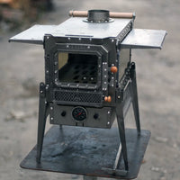 Portable Wood Burning Tent Stove for Outdoor Camping and Heating