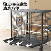 New Outdoor Parrot Bird Cage Home Metal Ornamental Cage Luxury Budgerigar Bird Cage Large Villa Travel