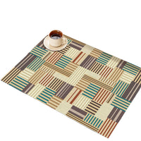 Diatomaceous Earth Geometric Patchwork Absorbent Mat for Kitchen Sink & Coffee Machine