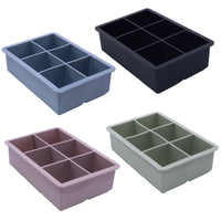 Silicone Ice Cube Tray Set for Whiskey and Cocktails - 6-Sphere and 6-Cube Molds