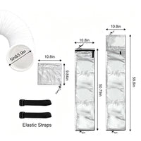 Portable AC Hose Insulation Sleeve - Waterproof & Insulated Cover for Air Conditioner Exhaust Hoses