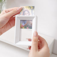 3-Inch Double-Sided Glass Photo Frame for Instant Prints