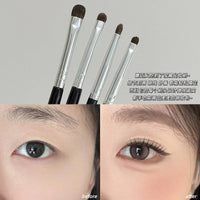 Precision Eye Makeup Brush Set for Eyeshadow, Eyeliner, and Detail Work