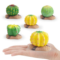Artificial Cactus and Succulent Desert Plant Miniatures for Sand Table Decor