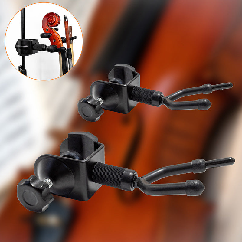 No-Drill Music Stand Extension Hook for Violin, Guitar, Erhu, Ukulele, and Acoustic Guitar