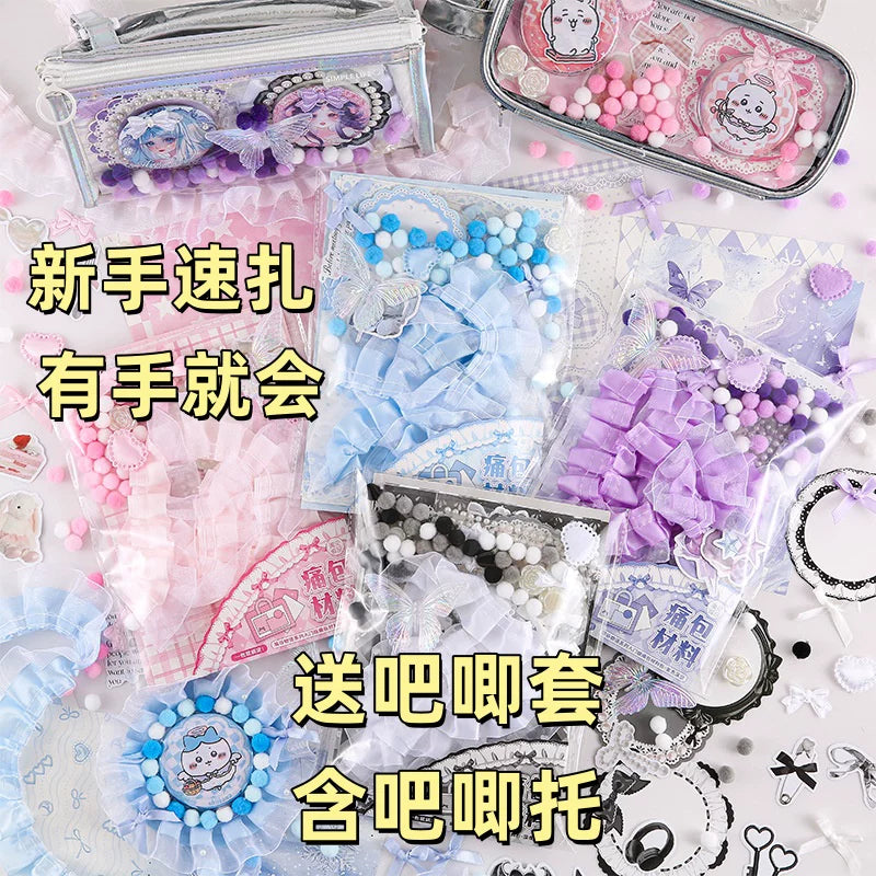 DIY Ita Bag Starter Kit - 85 Piece Set with Adhesives and Badge Holders