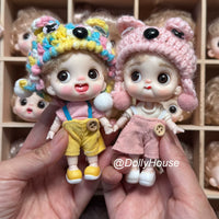 12cm Multi-Jointed Doll with Changeable Outfits and Accessories