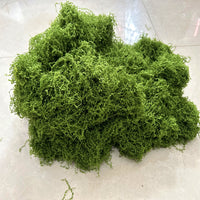 Artificial Moss Yarn Silk Grass Turf for Indoor Decor and Plant Walls