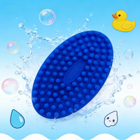 Silicone Baby Bath Brush for Sensory Training and Massage