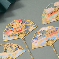 Metal Hollow Bookmark Chinese Style Hangzhou Scenery Souvenir Gift