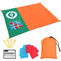 Outdoor Portable Moisture-Proof Pocket Beach Mat Lawn Picnic Sandbag Toss Party Game Mat
