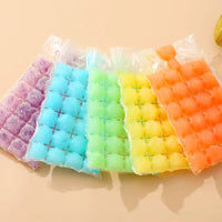 Food Grade Disposable Ice Cube Bags Self-Sealing Small Ice Trays for Homemade Ice Cubes and Passion Fruit Ice