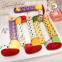 Clown Shoe Long Pillow Funny Creative Plush Toy Doll Sleeping Cushion for Girls